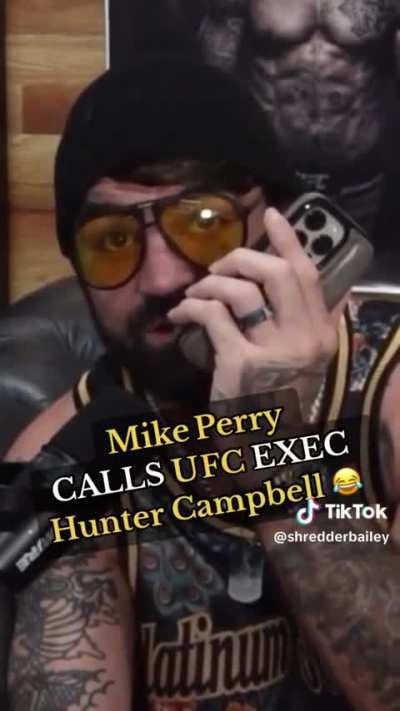 Mike Perry calls Hunter Campbell and asks to fight Nate Diaz on UFC300