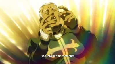 pucci listens to the GOD theme