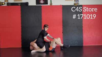 Kisa Kicks ballbusting CJ in Wednesday dress