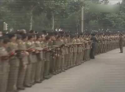 State funeral for Kim Il-Sung in 1994.