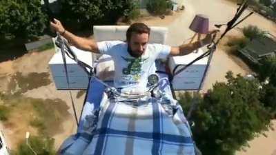 Gliding with a bed