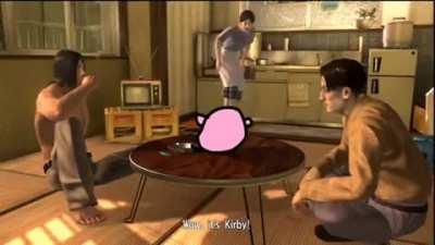 Majima hands over Kirby