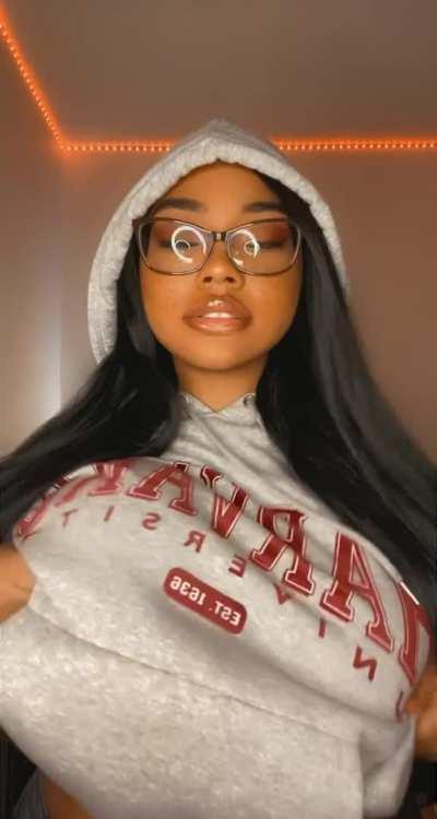 The one thing this blasian can show you, that Harvard cant 🤭😘 oc