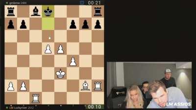 Drunk Magnus Carlsen wins a 2484 player taking over a losing position in a bullet game, while barely registering what's happening.