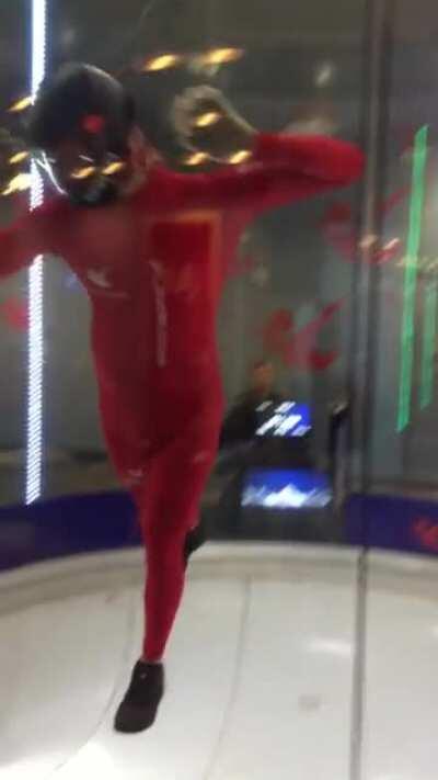 ifly instructor showing off.