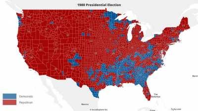 [OC] U.S. Presidential Election Maps, 1912-2016