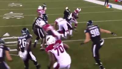 [Highlight] David Johnson runs for a 47 yard touchdown against the Eagles. (2015)