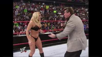 Trish Stratus barking like a dog full segment