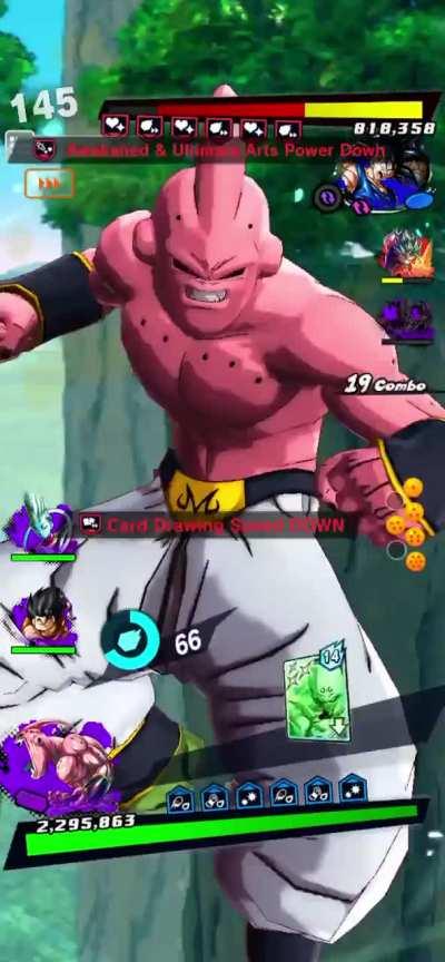 super buu is a fair and balanced character that requires extreme skill to properly use