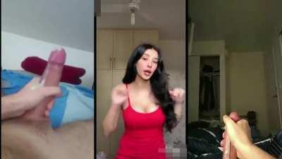 Everyone's favorite tiktok thot making big cocks explode once again