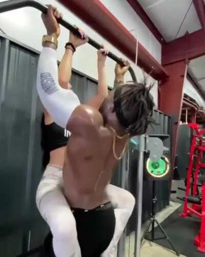 Imagine seeing this at the gym