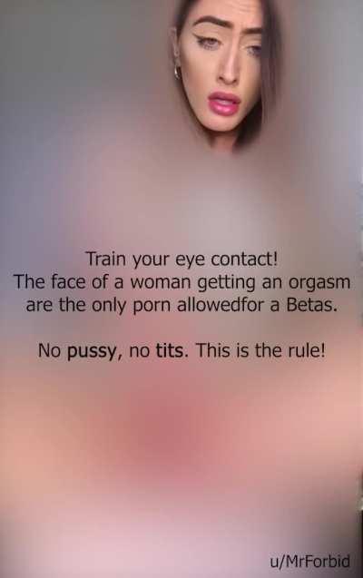 Train your eye contact