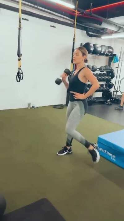 working out