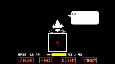 Ralsei blocks the way