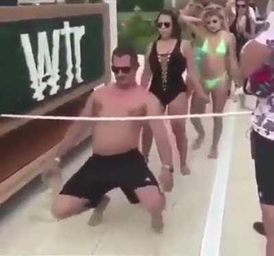 Amazing limbo trick