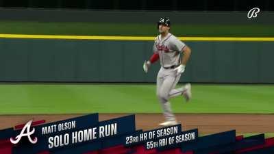 Highlight] Eddie Rosario misses a home run by a few inches that