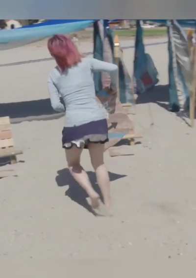 LilyPichu Genshin skills at the beach - September 2024