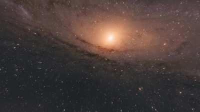 I took this picture of the Andromeda Galaxy from my backyard through my telescope