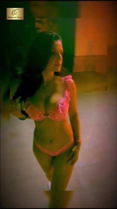 Ameesha Patel Pink Bikini