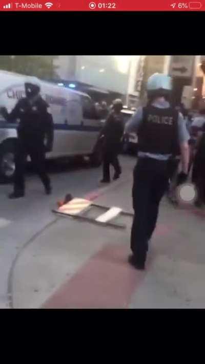 Chicago cop calls protestor “fu**ing fa**ot”. Happy Pride Month!