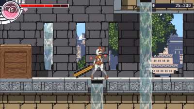 [Princess Reconquista] is a Japanese side scrolling beat 'em up that also gives you the option to 