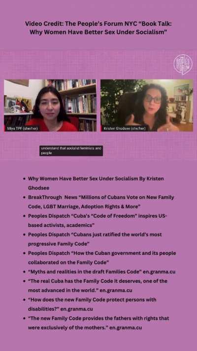 “…in order to understand how patriarchy and capitalism have been able to persist as strongly as it has…you actually have to go back and really think about this alternative history of feminism which has it’s roots in socialism.” - Kristen Ghodsee