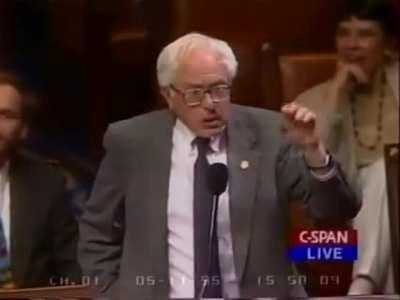 Bernie Sanders defending gay military members in 1995, one word, Consistency