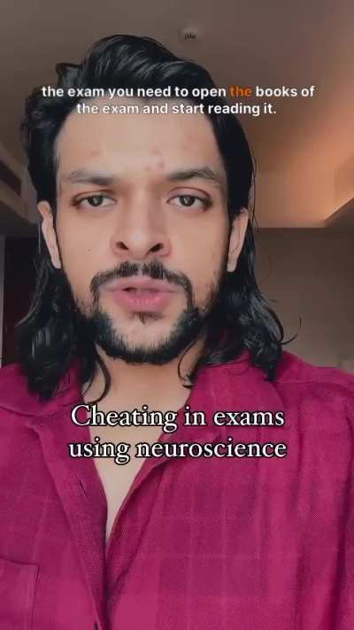 Neuroscience of cheating in exam