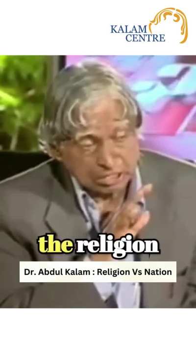 A much needed reminder from Abdul Kalam!