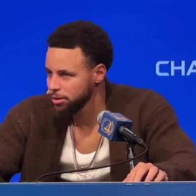 “Honestly, I’m booing myself. Booing our team in my head because of the way we’re playing so it is what it is… It’s our job to give them something to cheer about and we have not done that.”— Steph on fans booing the last two games