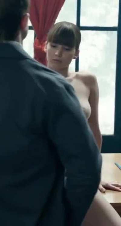 Jennifer Lawrence iconic nude scene in Red Sparrow HD