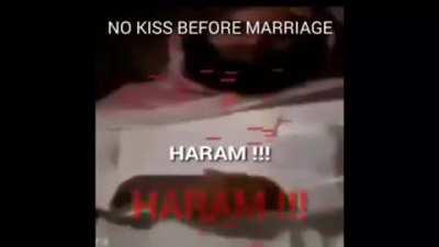 No kiss before marriage!! 😡 100% HARAM