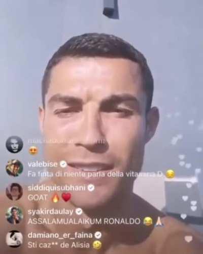 Ronaldo: “Khabib gonna win, my brother, InshaAllah”