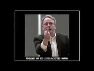 My stupid meme about the god-king of Linux, Linus Torvalds