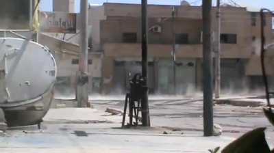 FSA anti-tank ambush on SAA armor attempting to push through Tafas, Daraa Governate - 7/19/2012