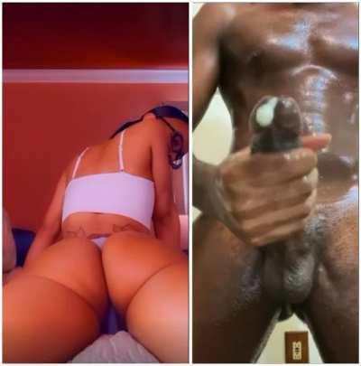 BBC BabeCock Big Ass Bubble Butt Cumshot Ebony Porn GIF by freakytaboo