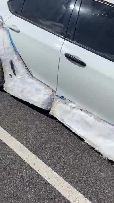 Fiberglass mods in the home deepoeh parking lot.  (OC: Mike Clay tiktok)