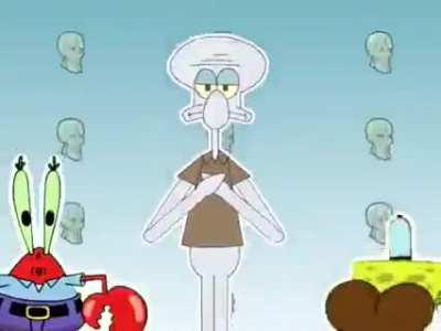 The Walk cycle squidward is cursed. Other then that it's fine