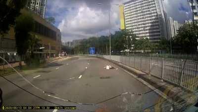 WCGW thinking the bus will slow down for you as you jaywalk