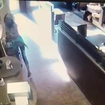 Have you ever seen an angry customer take a shit in a donut shop? Well, now you have. You're welcome.