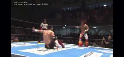 1 Year Ago Hiromu Takahashi returned from a Major Neck Injury. This is the first thing he does with Will Ospreay. Simply amazing! At NJPW Road To Tokyo Dome (2019)