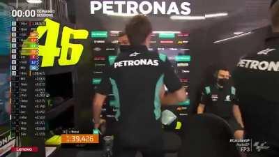 Valentino Rossi into Q2