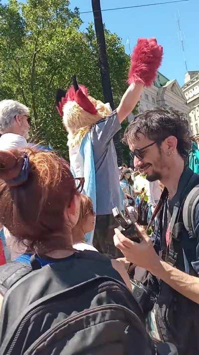 Visto en la Plaza de Mayo