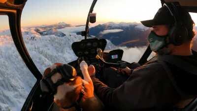 You guys said you wanted more of Bentley flying in the Helicopter last time I posted, so here you go.