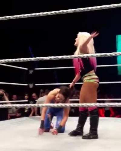 Bayley on her knees again before the Goddess Alexa Bliss