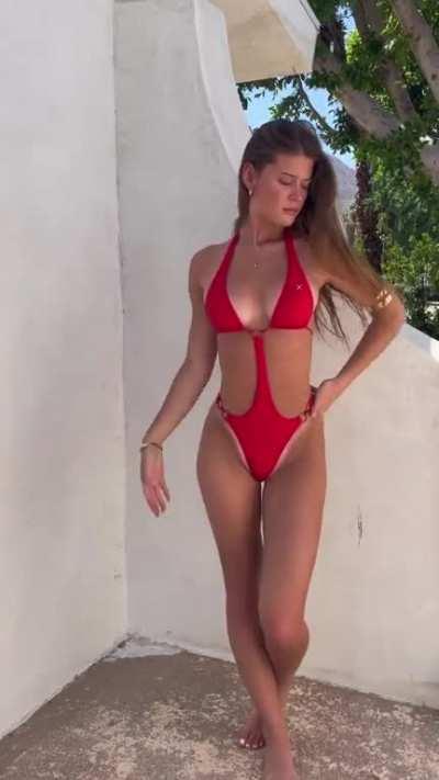 Red one piece