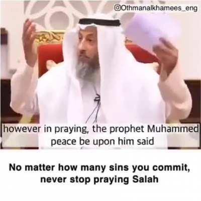 Never abandon your salaah!