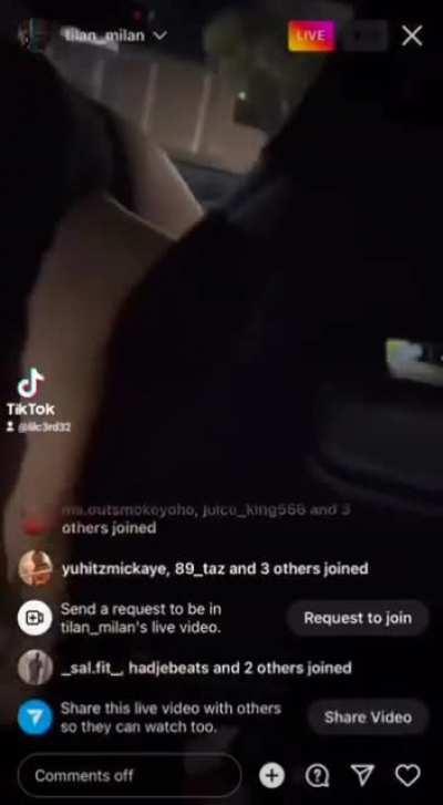 Bhad Bhabie's sexy booty on her friends Instagram live video 😍🥰