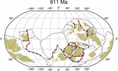 A billion years of tectonic plate movement on Earth