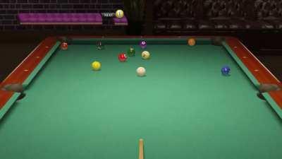 Played Nine-ball with Majima and this happened